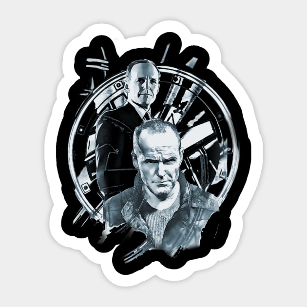 Coulson/Sarge Sticker by Clark Gregg University